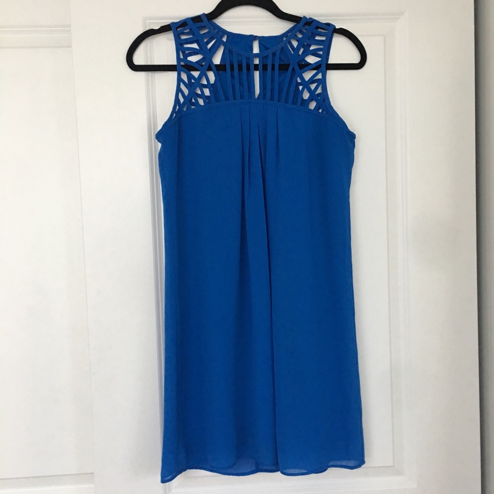 A. Byer Blue Dress